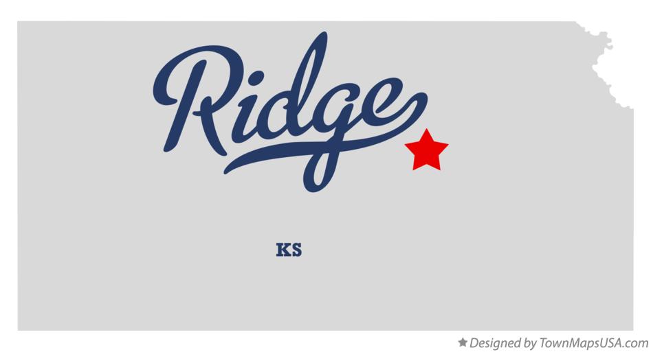 Map of Ridge Kansas KS