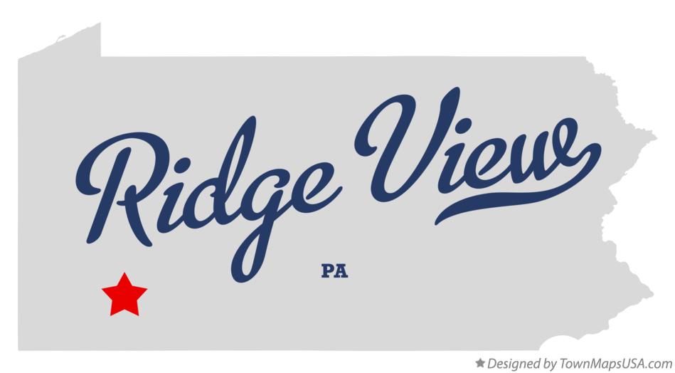 Map of Ridge View Pennsylvania PA