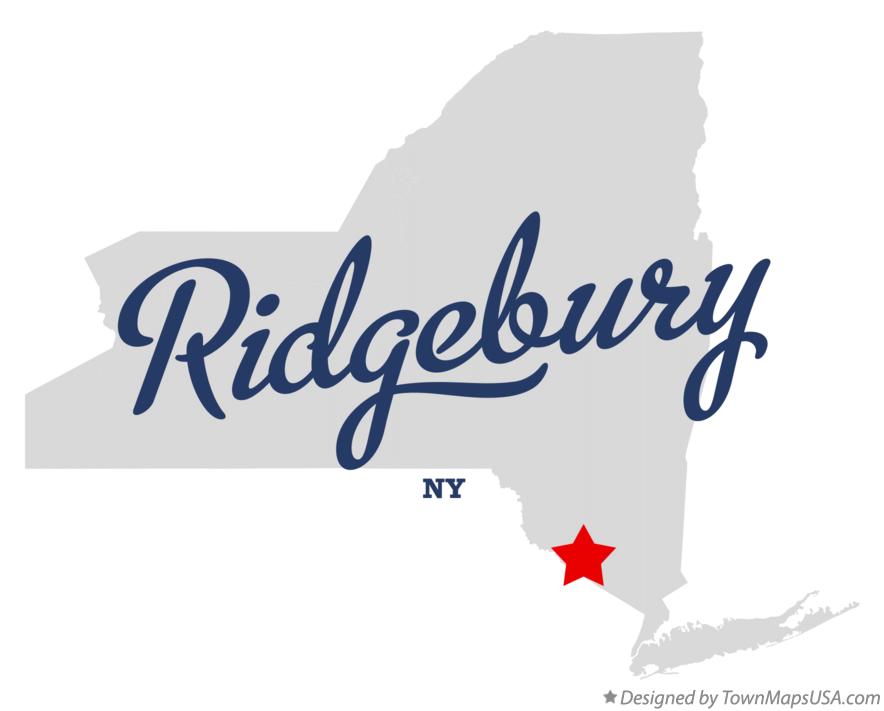Map of Ridgebury New York NY