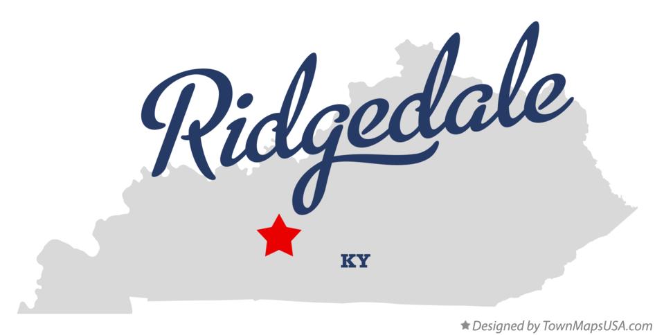 Map of Ridgedale Kentucky KY