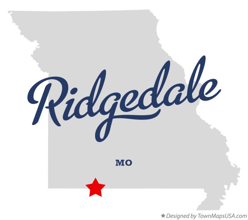 Map of Ridgedale Missouri MO