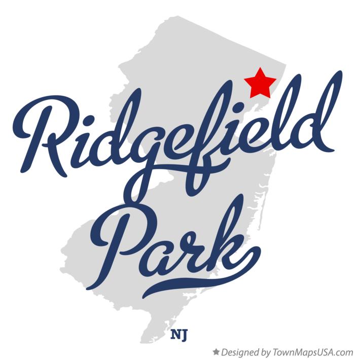 Map of Ridgefield Park New Jersey NJ