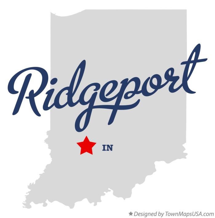 Map of Ridgeport Indiana IN