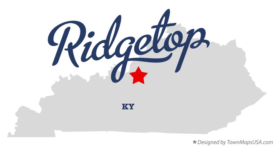 Map of Ridgetop Kentucky KY
