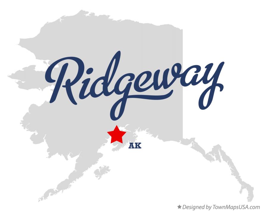 Map of Ridgeway Alaska AK