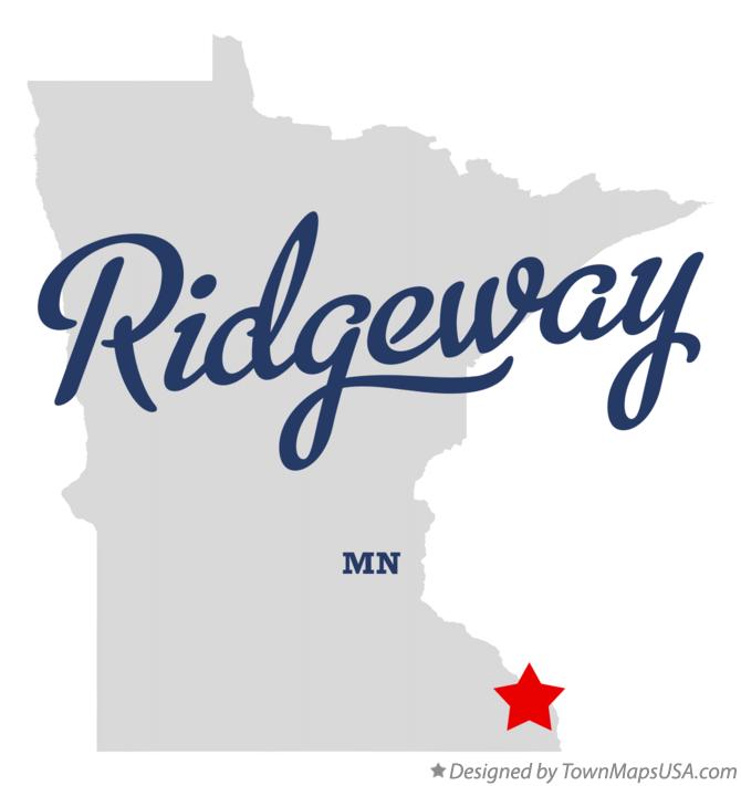 Map of Ridgeway Minnesota MN