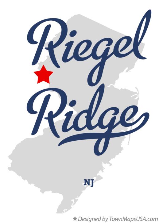 Map of Riegel Ridge New Jersey NJ