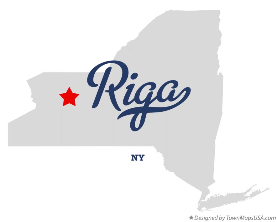 Map of Riga New York NY