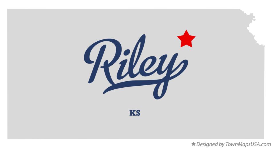 Map of Riley Kansas KS
