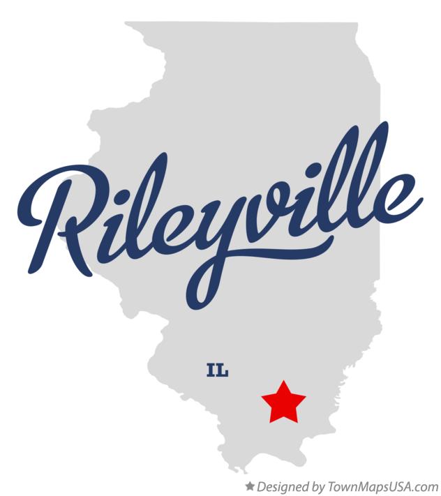Map of Rileyville Illinois IL