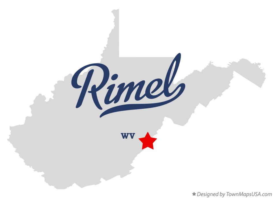Map of Rimel West Virginia WV