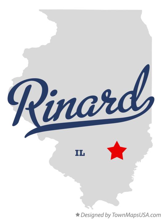Map of Rinard Illinois IL