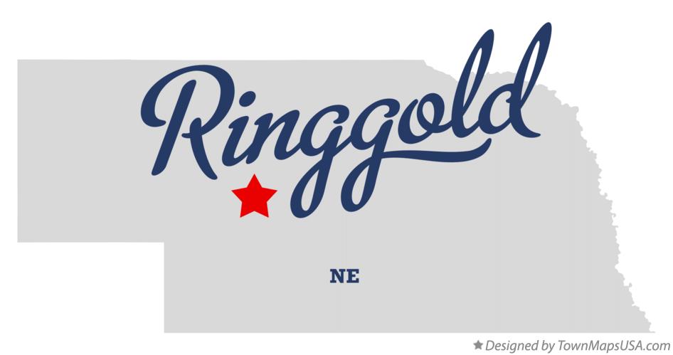 Map of Ringgold Nebraska NE