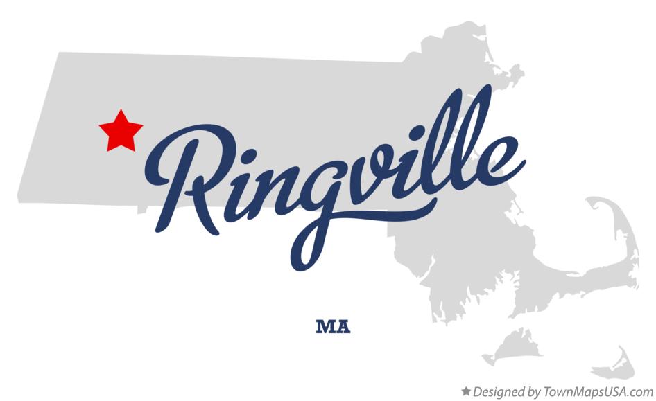 Map of Ringville Massachusetts MA
