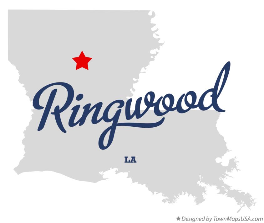Map of Ringwood Louisiana LA