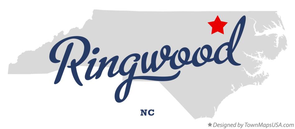 Map of Ringwood North Carolina NC