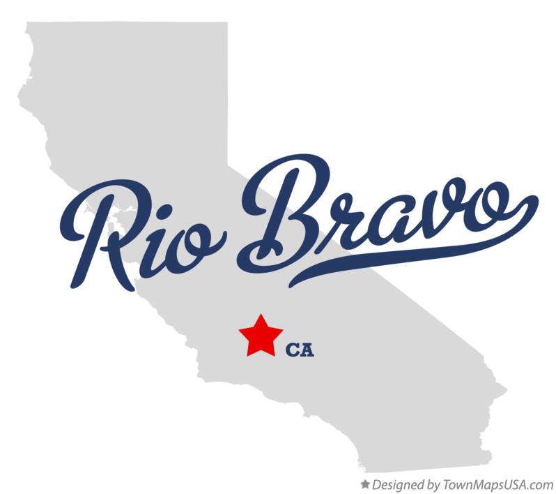 Map of Rio Bravo California CA