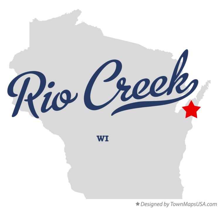 Map of Rio Creek Wisconsin WI