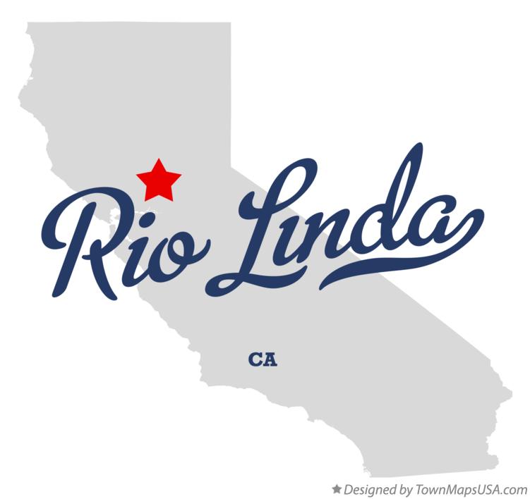 Map of Rio Linda California CA