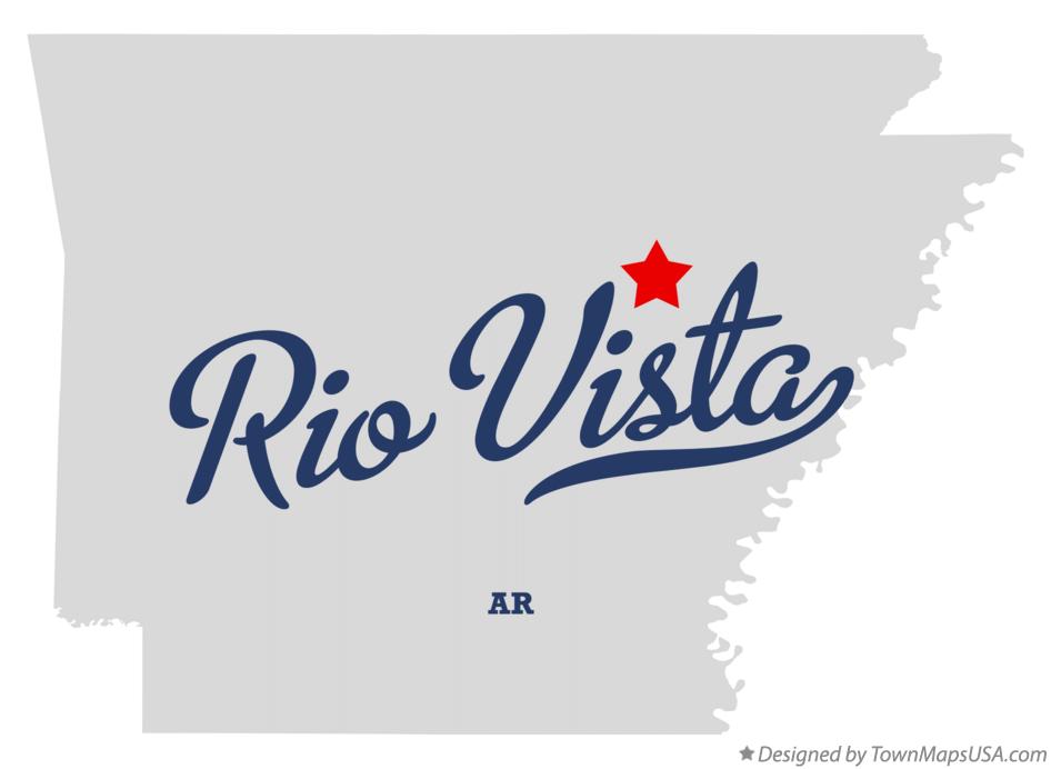 Map of Rio Vista Arkansas AR