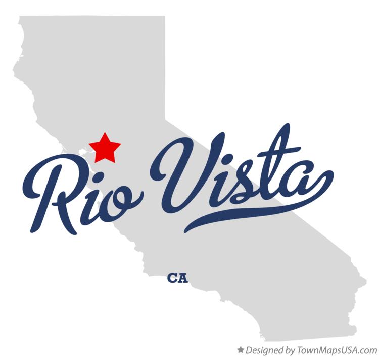 Map Of Rio Vista Ca California