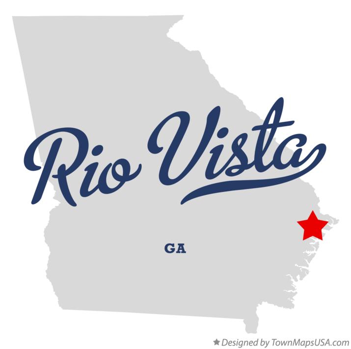 Map of Rio Vista Georgia GA