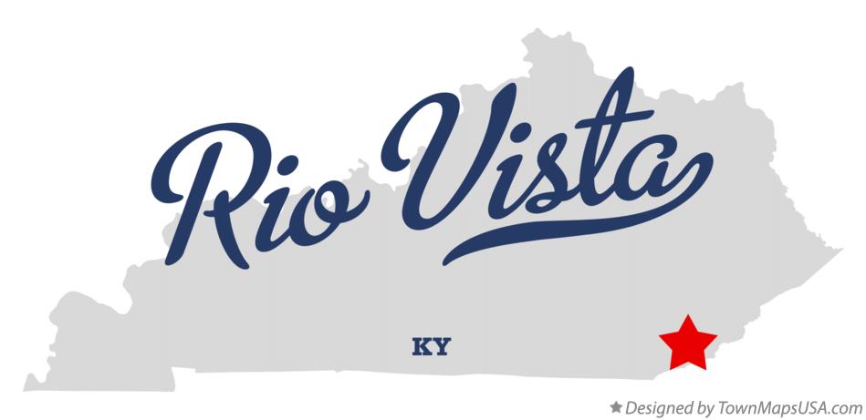 Map of Rio Vista Kentucky KY