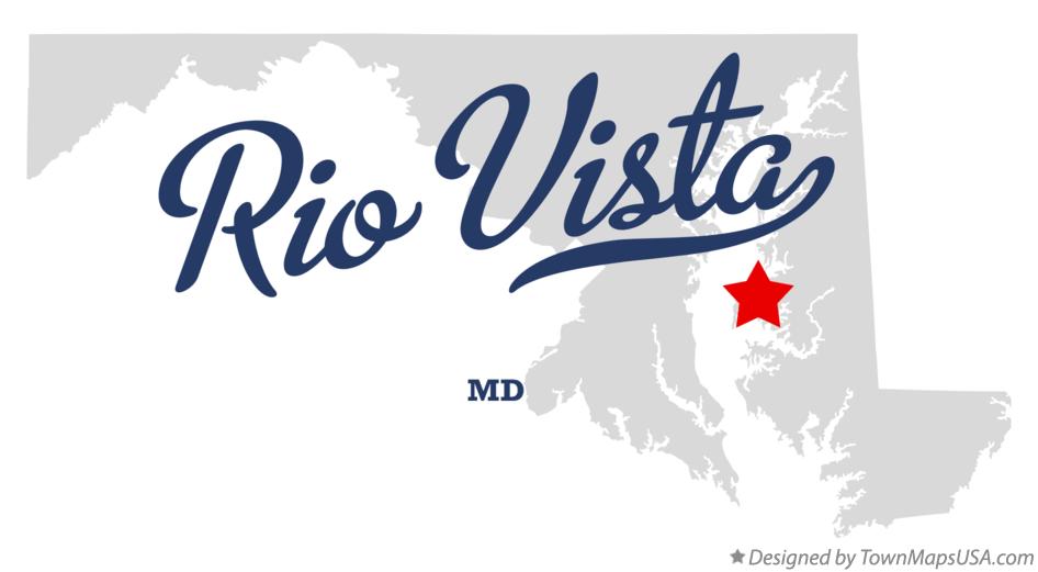 Map of Rio Vista Maryland MD