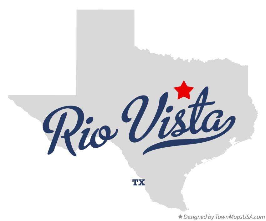 Map of Rio Vista Texas TX