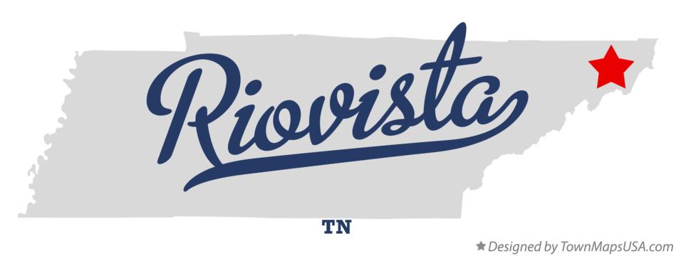 Map of Riovista Tennessee TN