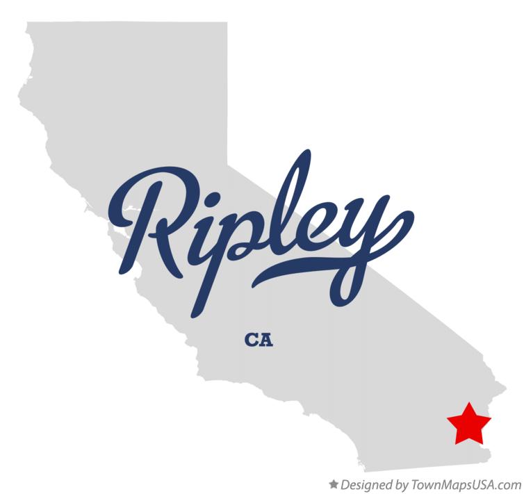 Map of Ripley California CA