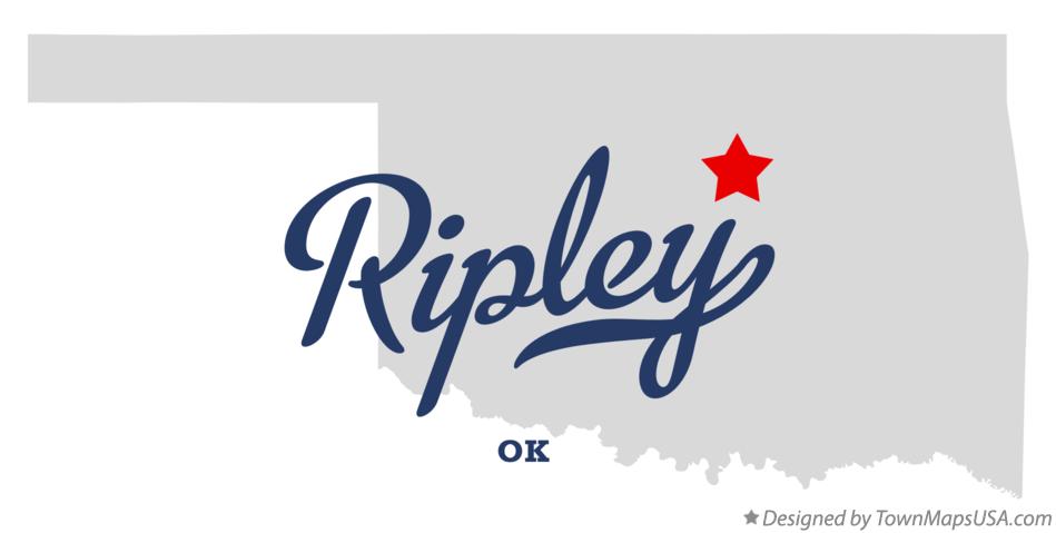 Map of Ripley Oklahoma OK
