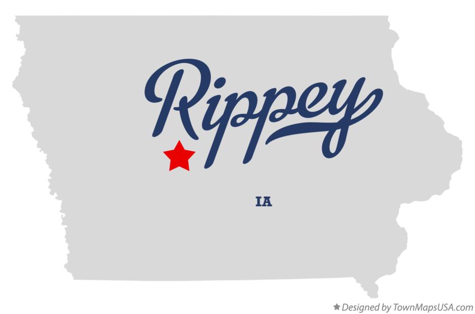 Map of Rippey Iowa IA