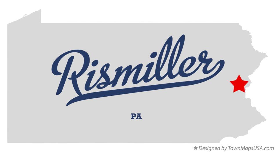 Map of Rismiller Pennsylvania PA