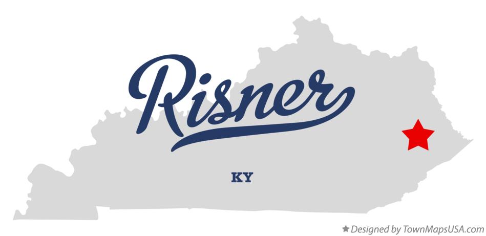 Map of Risner Kentucky KY