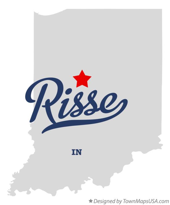 Map of Risse Indiana IN