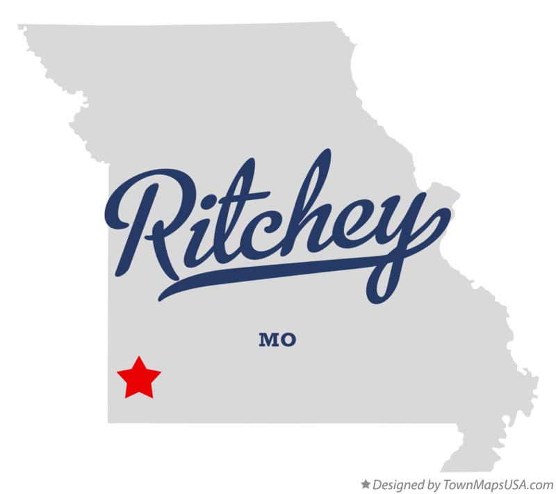 Map of Ritchey Missouri MO