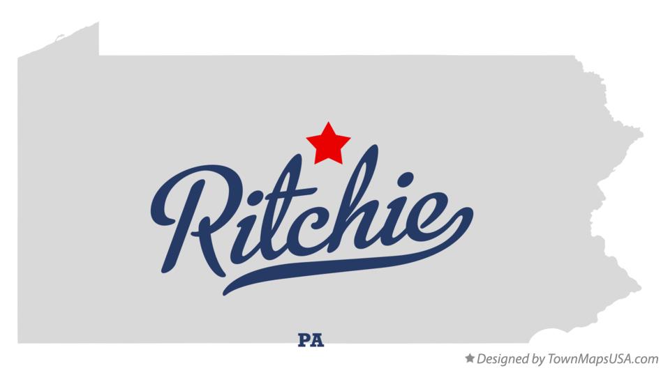 Map of Ritchie Pennsylvania PA