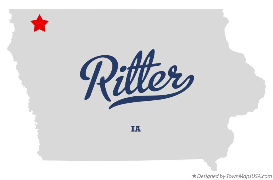 Map of Ritter Iowa IA
