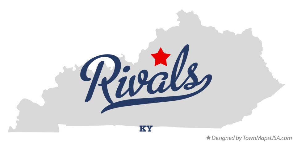 Map of Rivals Kentucky KY