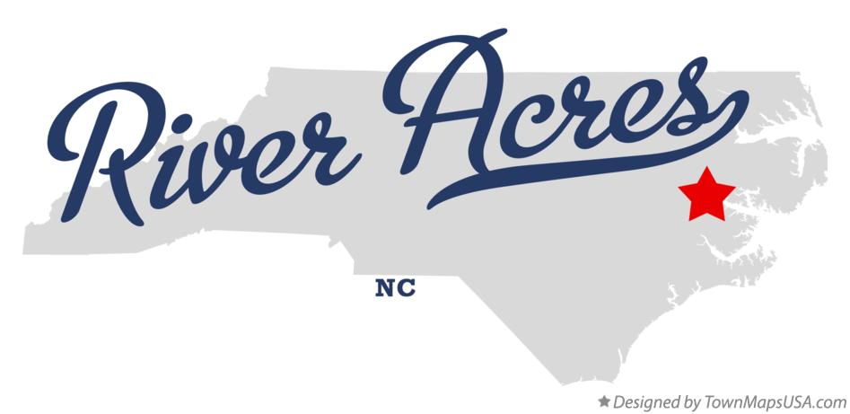 Map of River Acres North Carolina NC