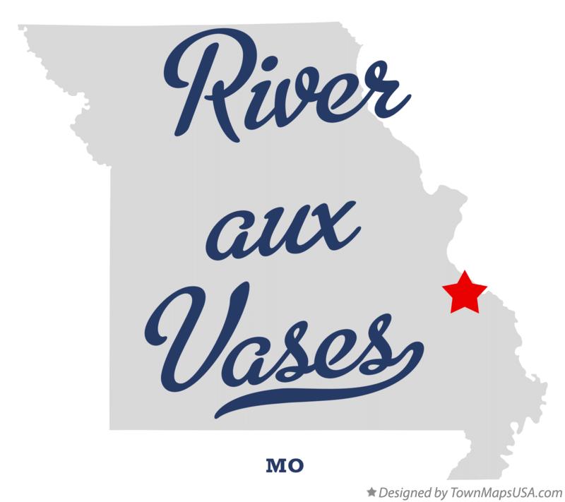 Map of River aux Vases Missouri MO