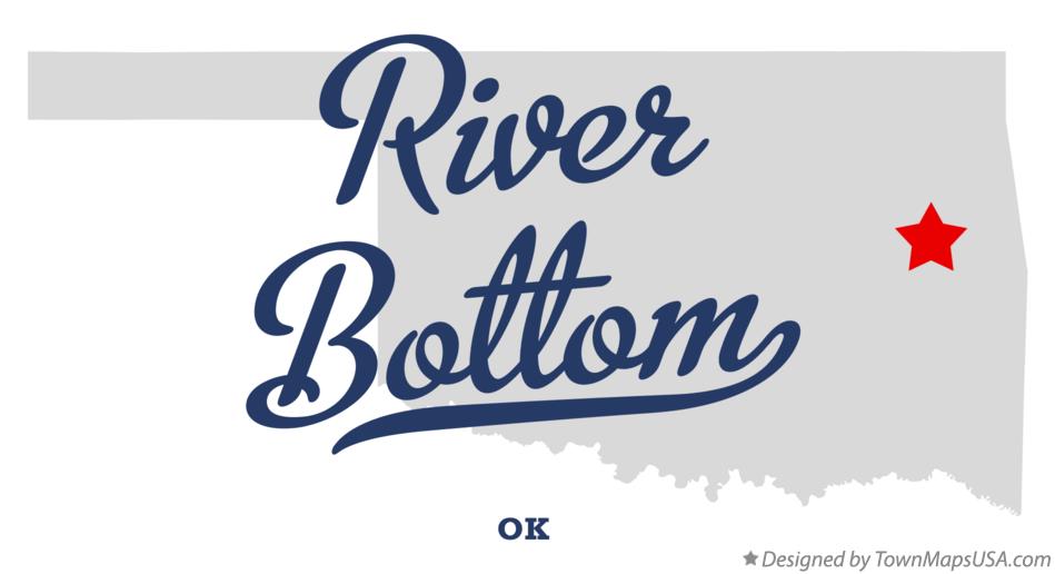 Map of River Bottom Oklahoma OK