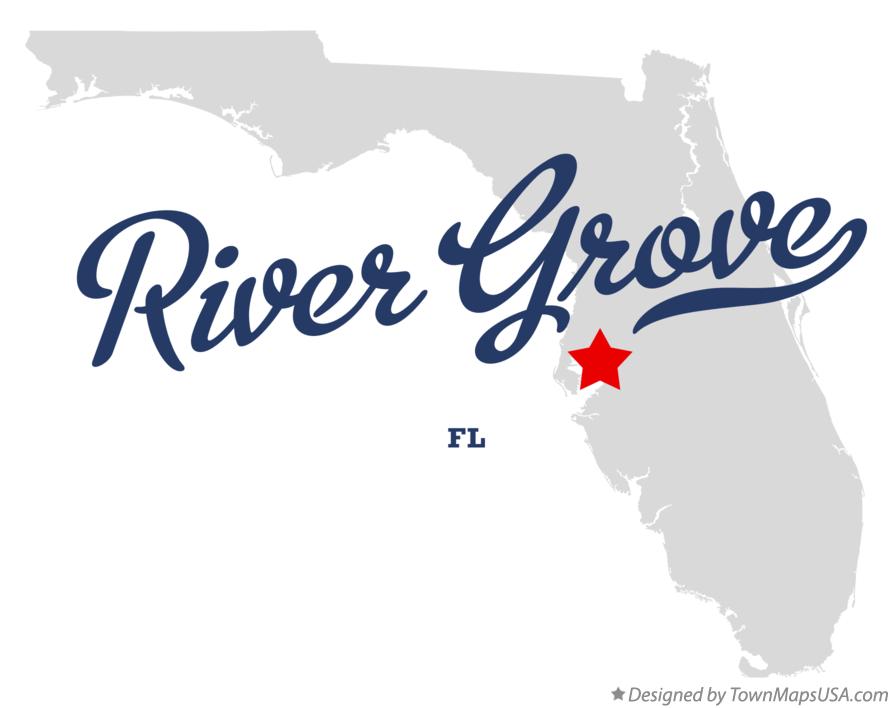 Map of River Grove Florida FL