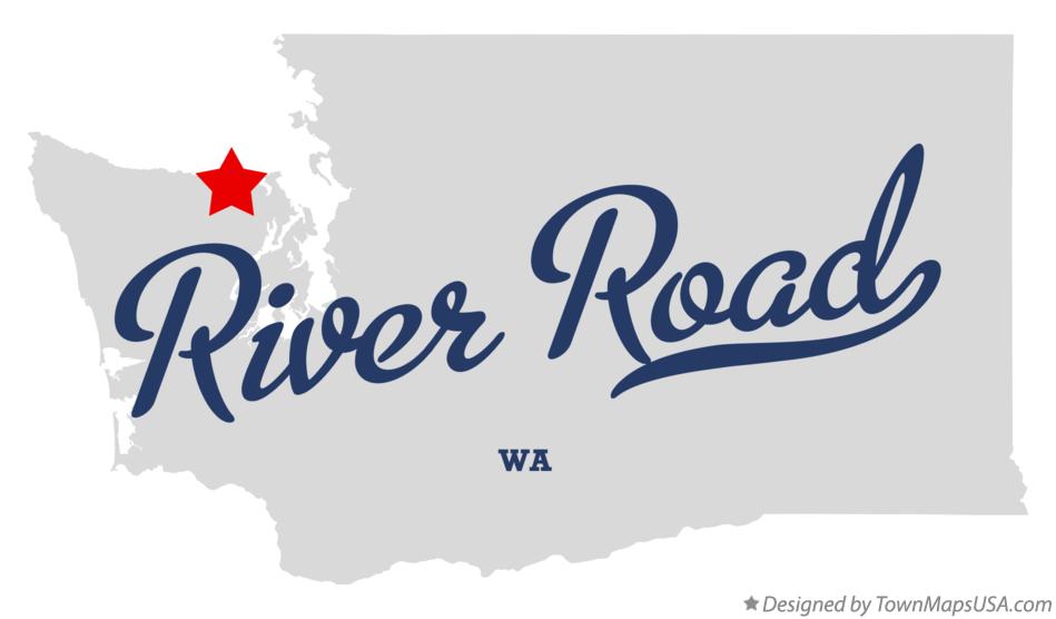 Map of River Road Washington WA