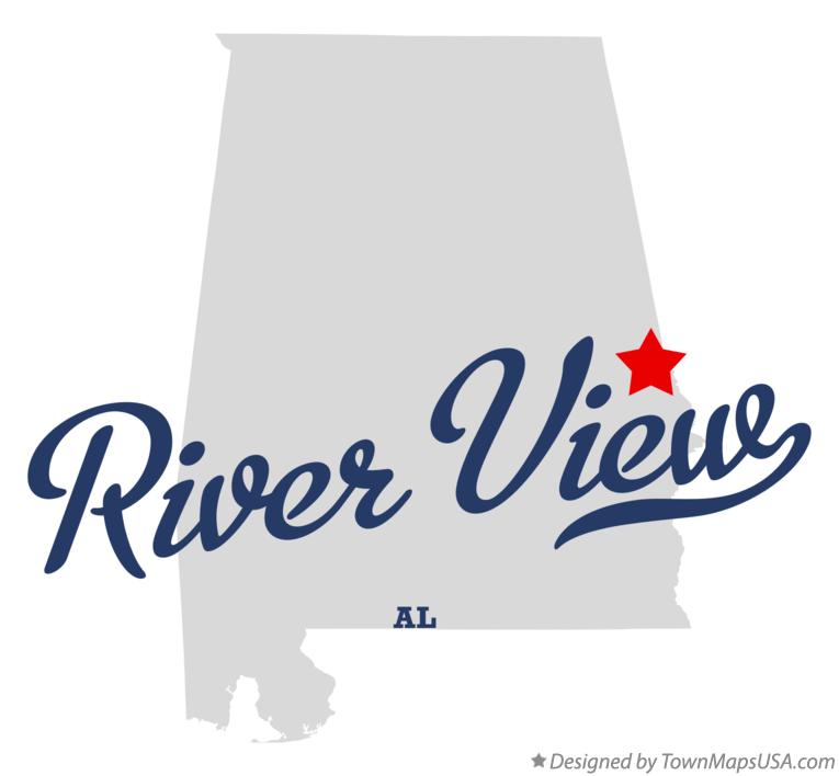 Map of River View Alabama AL