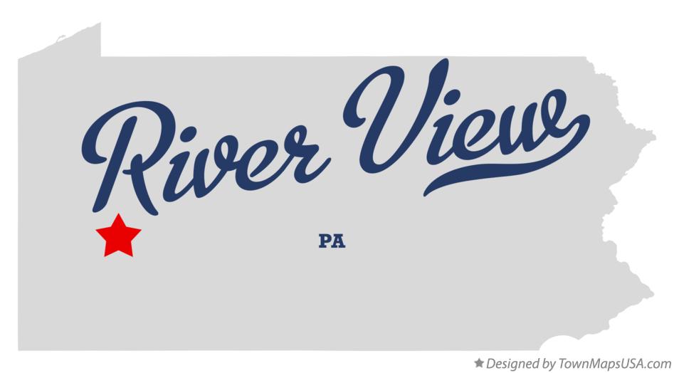 Map of River View Pennsylvania PA