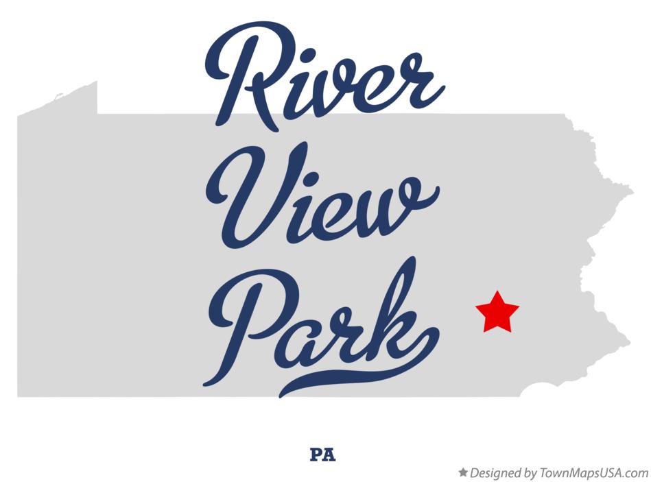 Map of River View Park Pennsylvania PA
