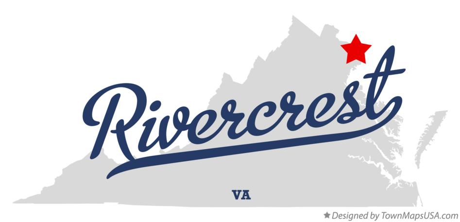 Map of Rivercrest Virginia VA