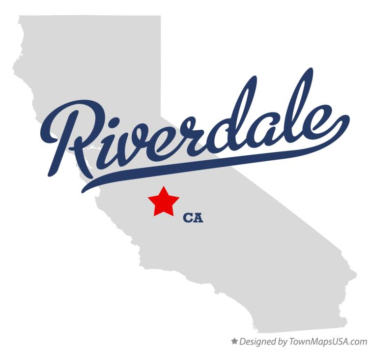 Map of Riverdale California CA